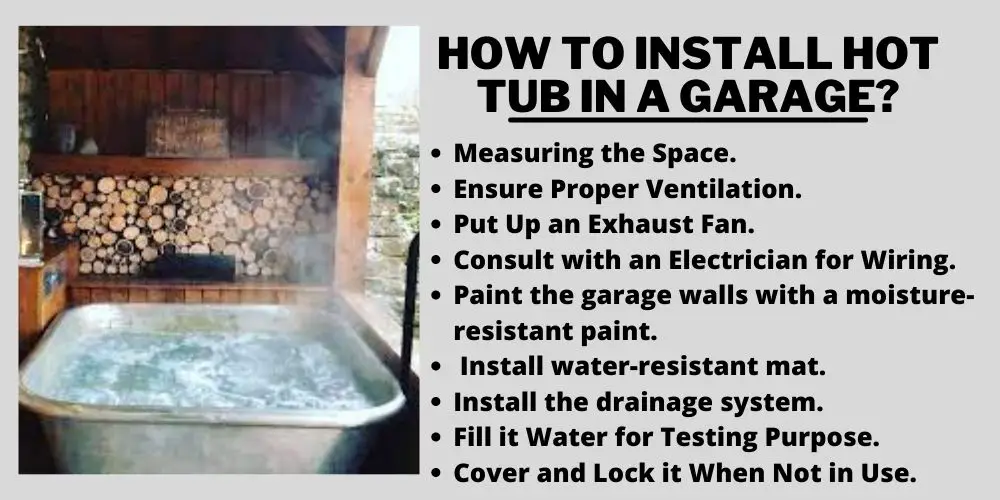 How to Install Hot Tub in a Garage?