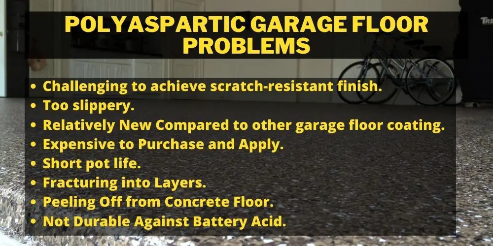 Polyaspartic Garage Floor Problems