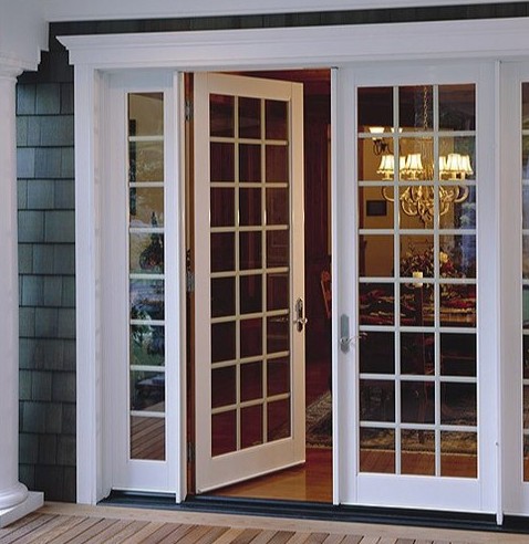 What are French doors? 